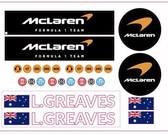 Custom Sim Racing Stickers Mclaren