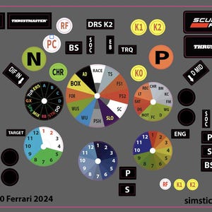 Ferrari SF1000 2024 Naklejki niestandardowe