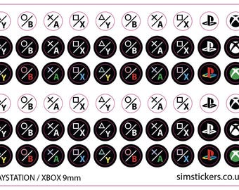 Playstation/XBOX Split Buttons 9mm