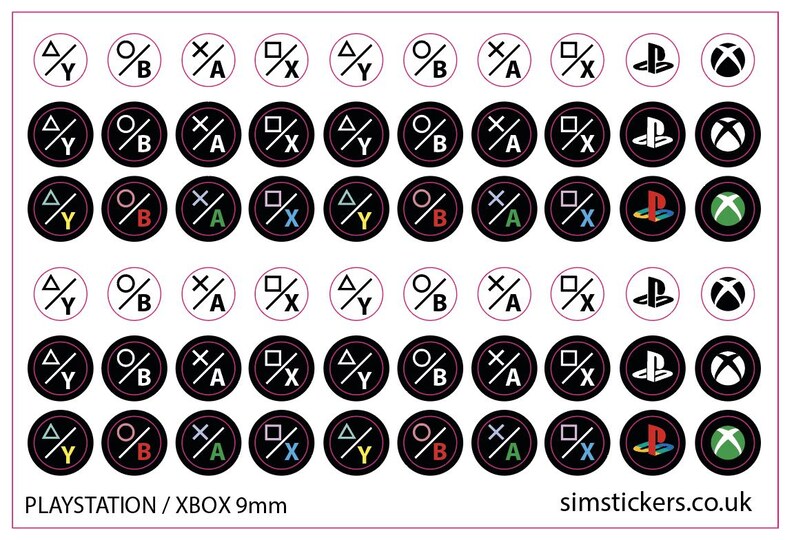 Playstation/xbox Split Buttons 9mm - Etsy
