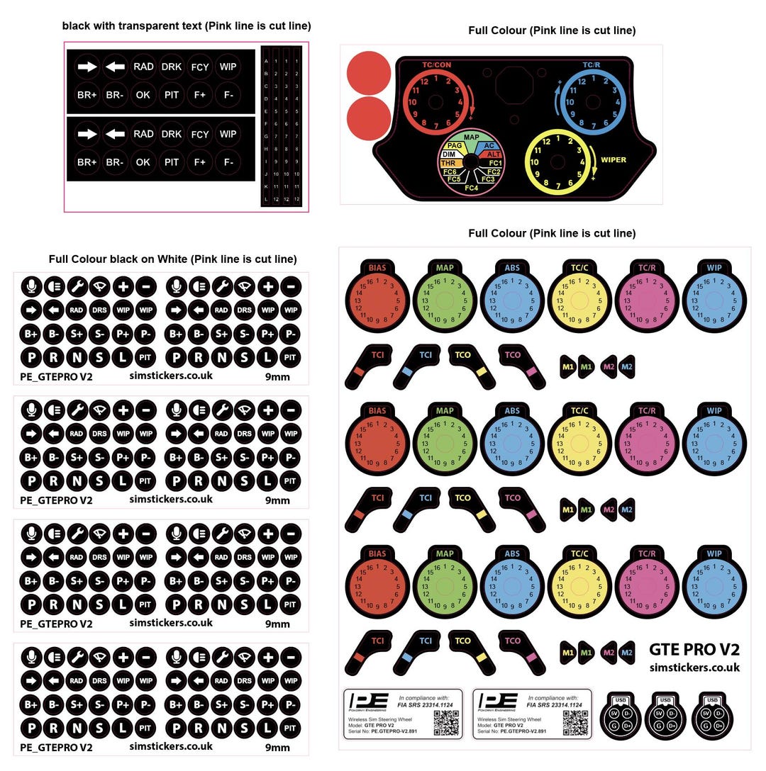Pokornyi GTE PRO V2 Sticker Set - Etsy