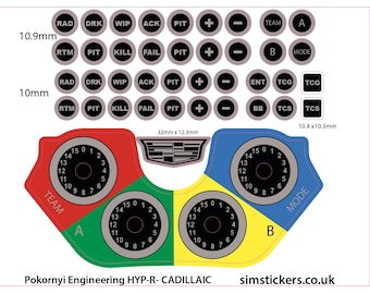 Custom Stickers Pokornyi Engineering HYP-R CADILLAC