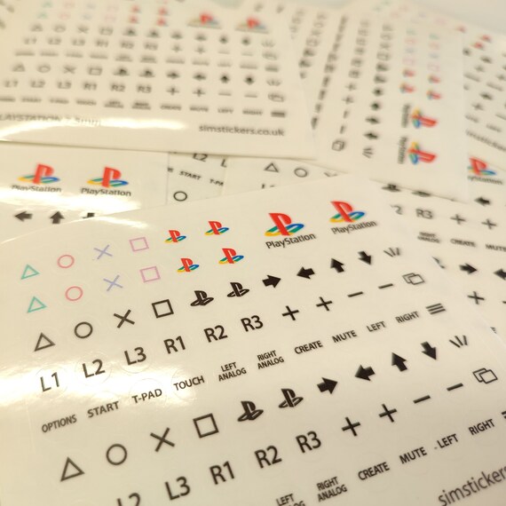 Ps4 Controller Stickers For Buttons