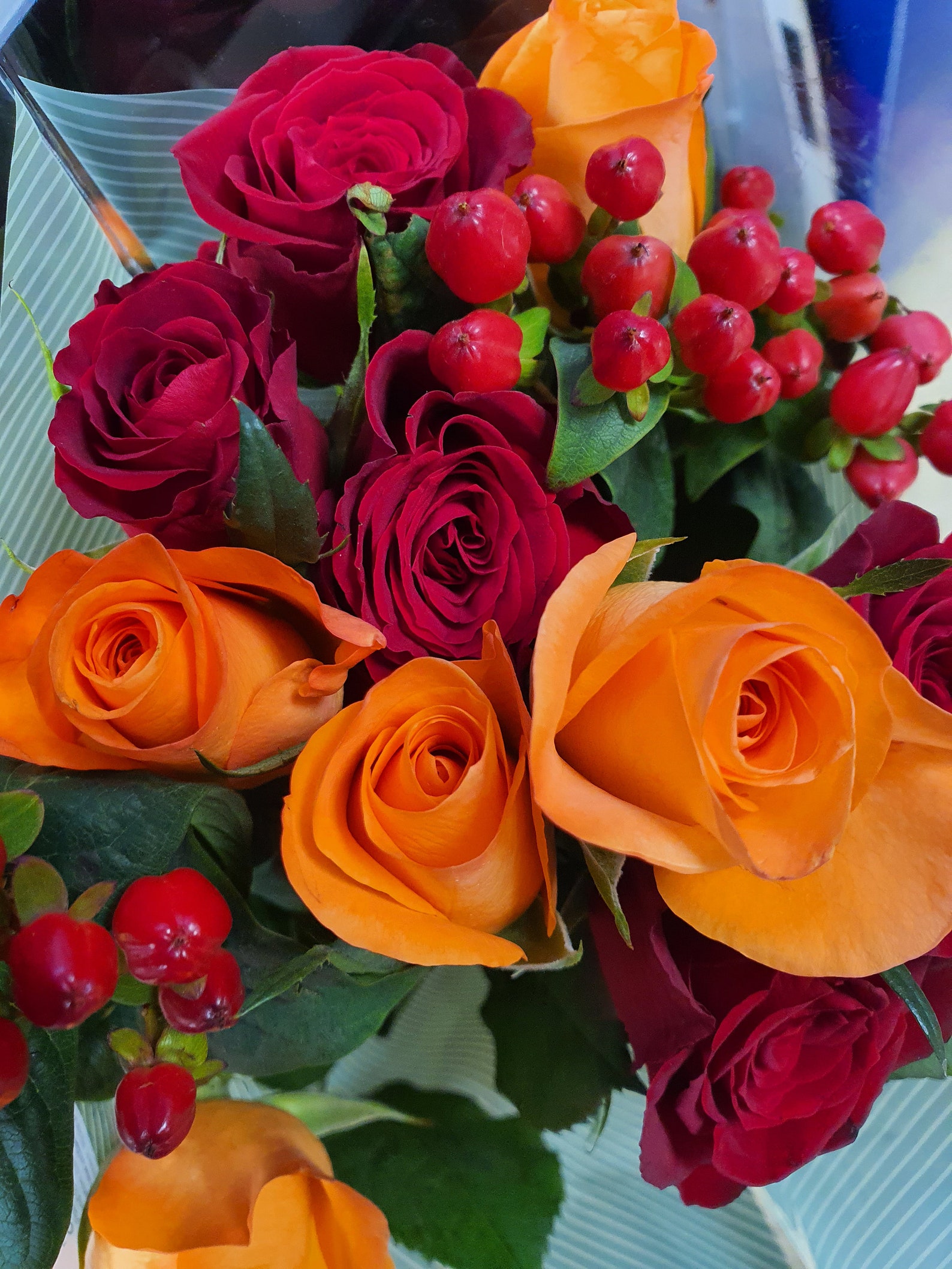 Fresh Flowers via Post Freshly Picked 9 Long Stem Roses With Etsy UK