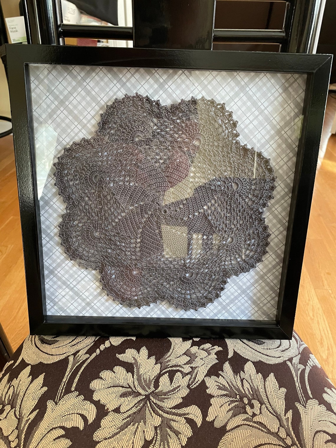 Unique and Handmade Doily Shadow Box Etsy UK