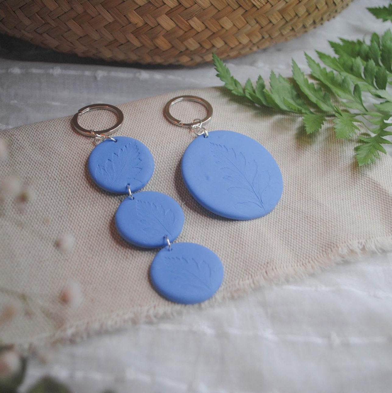 Polymer clay Keychain handmade Etsy