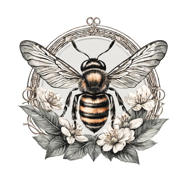 Bee Clip Art - Etsy