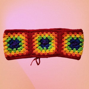 Snow cone crochet tube top