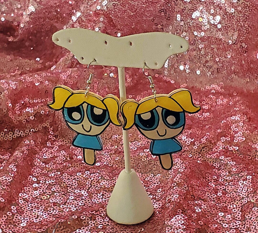 Powerpuff Girl Earrings Etsy