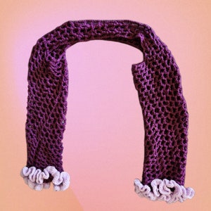 Plum crochet shrug