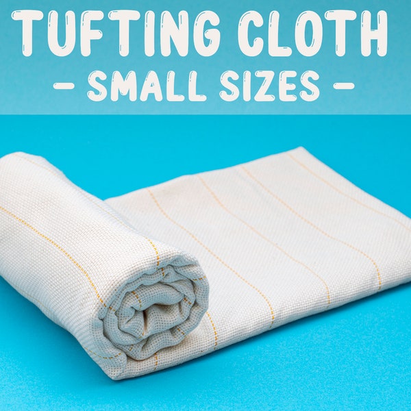 TUFTING CLOTH Small Sizes für Tufting Guns / Punch Needles - Primary Rug Background - Cotton/Polyester - Monk Cloth