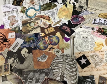 Gothic Macabre Ephemera Pack: Spooky Junk Journal Kit