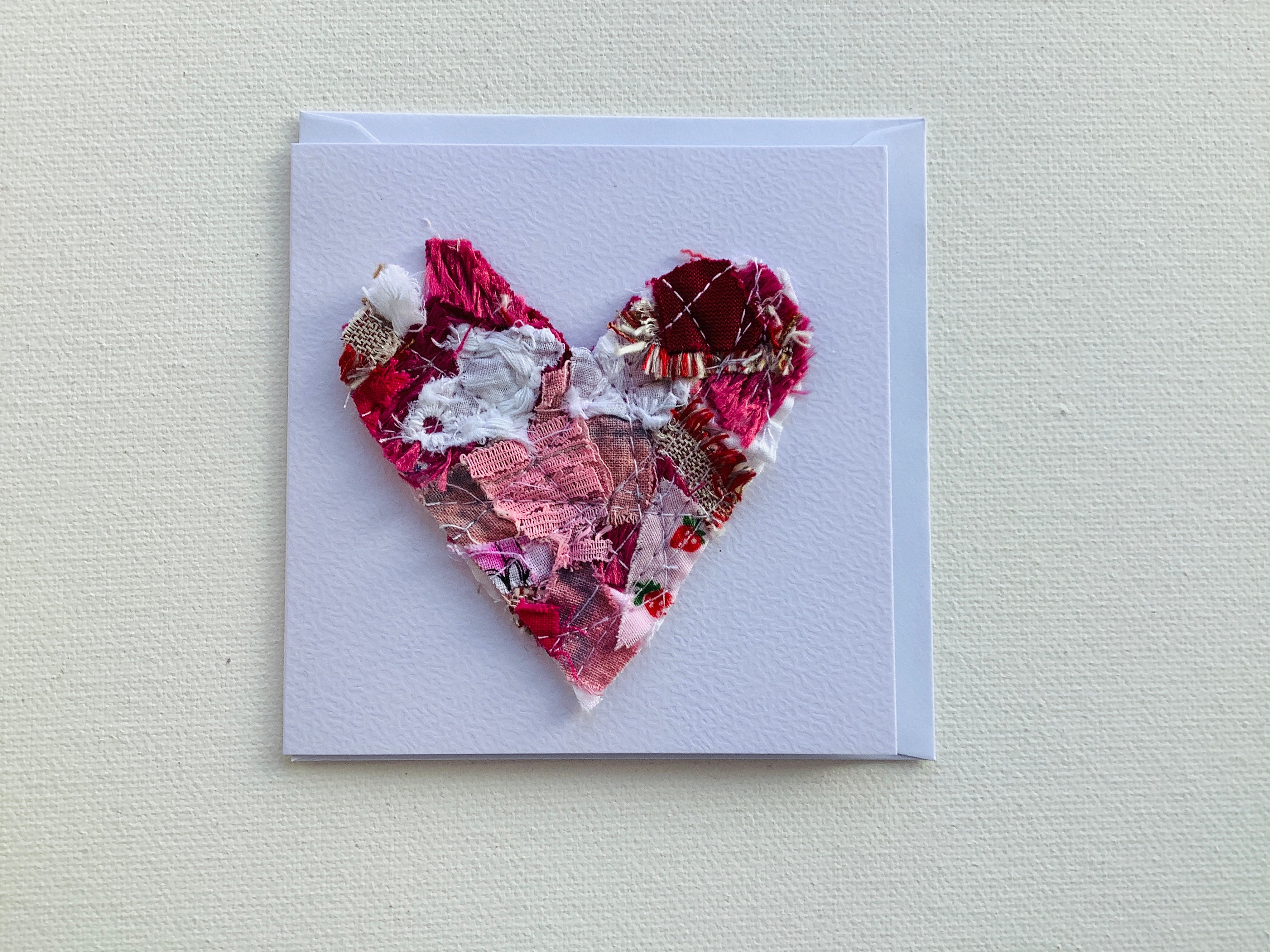 Tissue Paper Heart Card