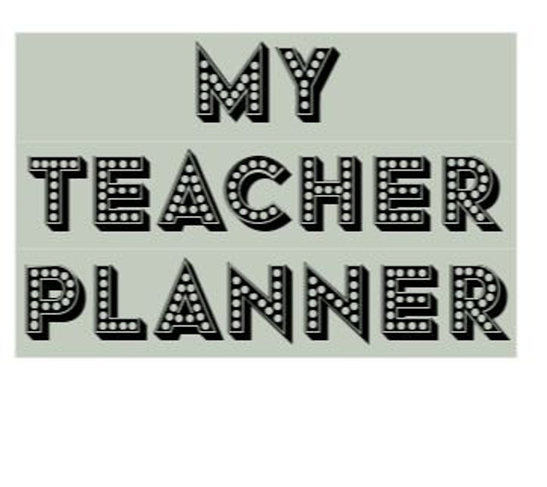Printable Teacher Planner 6 Period Day Week View Etsy