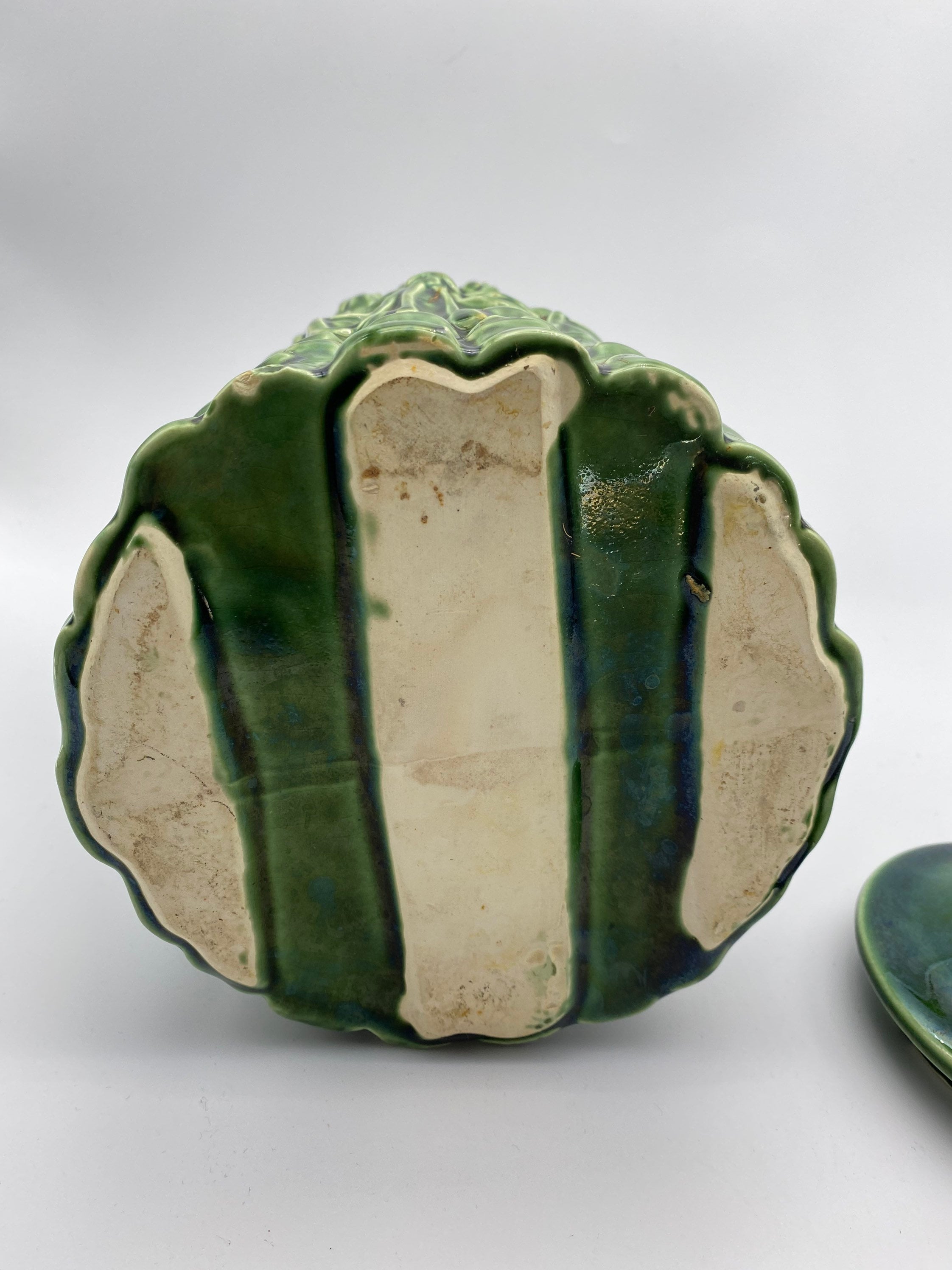 McCoy ceramic Asparagus Cookie Jar Canister Green Vintage Etsy