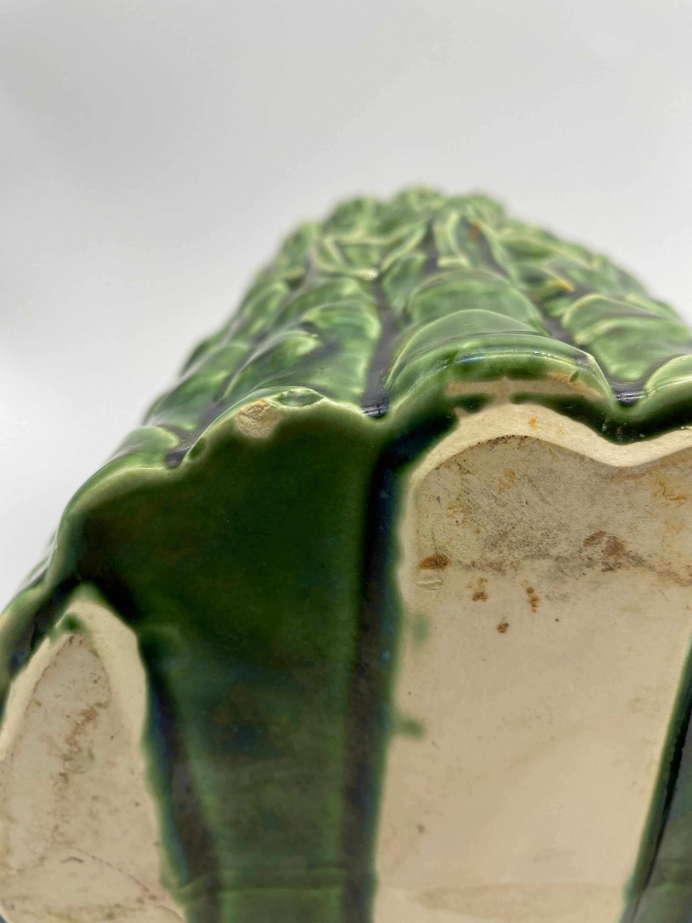 McCoy ceramic Asparagus Cookie Jar Canister Green Vintage Etsy