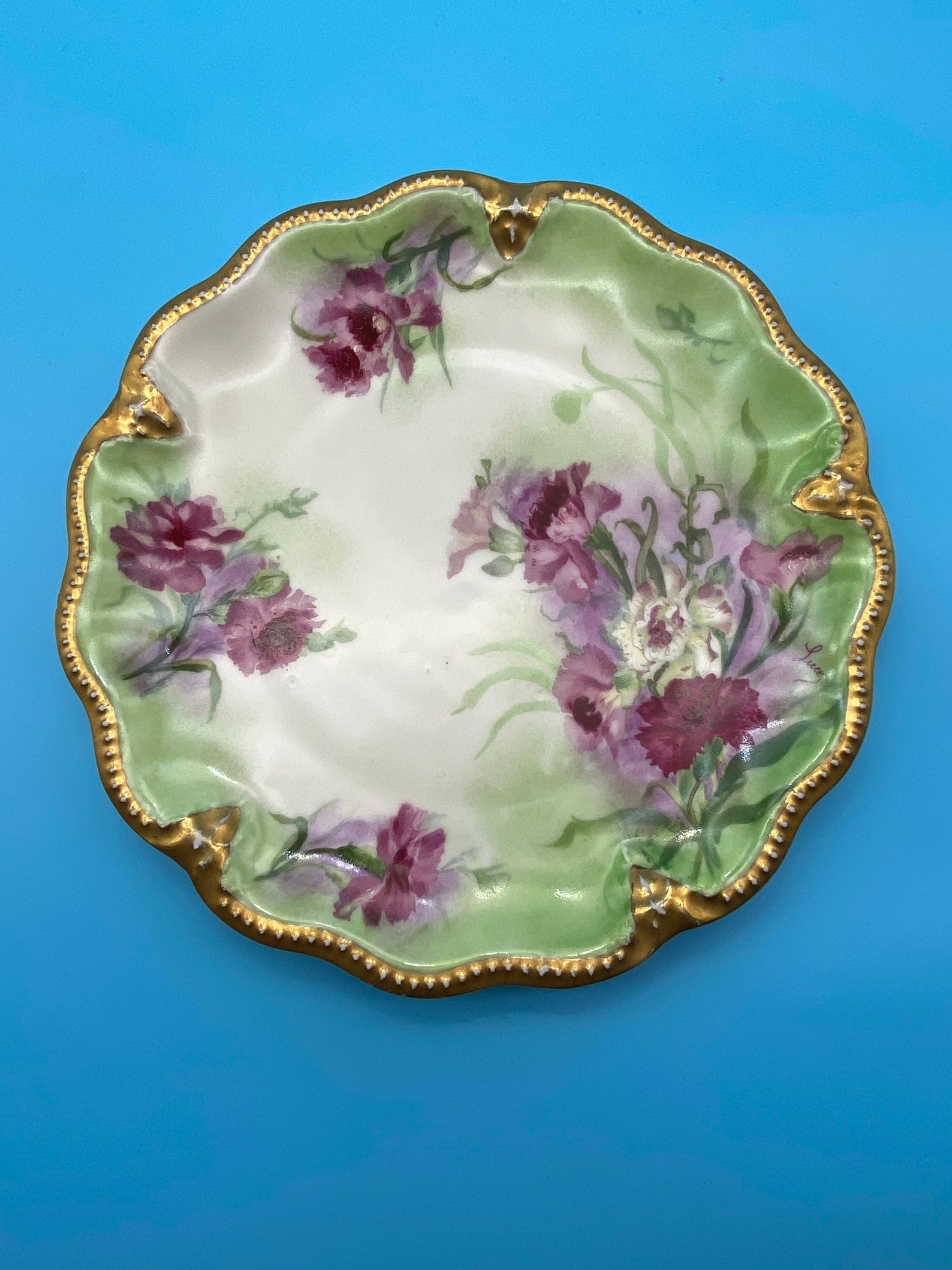 Limoges A. Lanternier France Hand Painted Decorative China Etsy