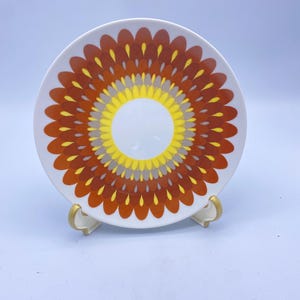 Tear Drop by Pia Royal Crown Plate MCM Vintage 70s Rare