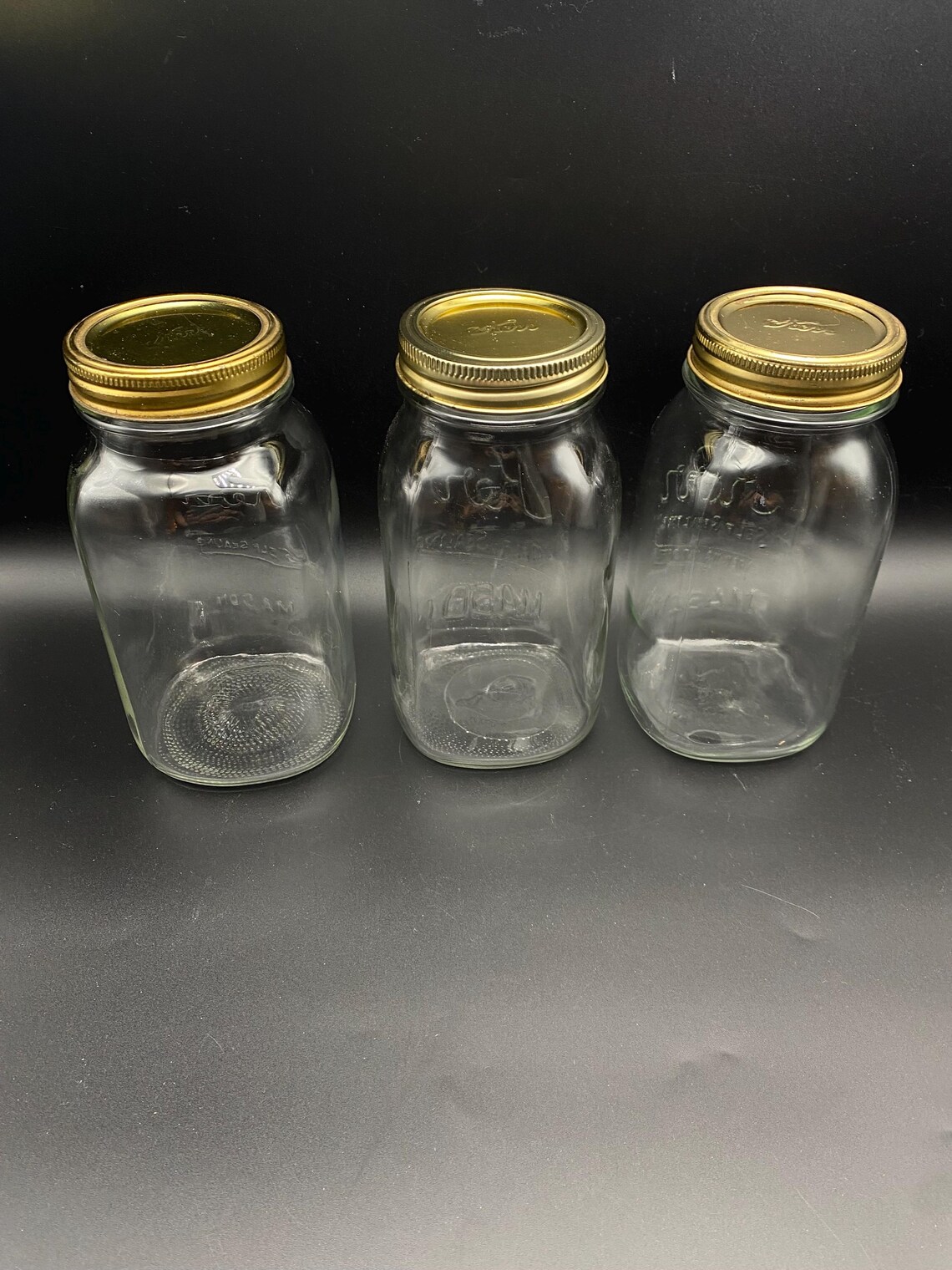 Vintage Kerr Mason Canning Jars Self Sealing Glass Jars Various Styles ...