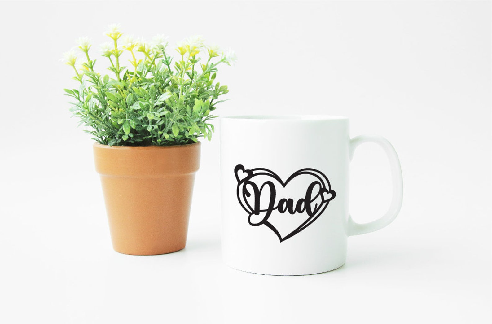 Download Love Dad Cake Topper SVG Father's Day and Birthday design | Etsy