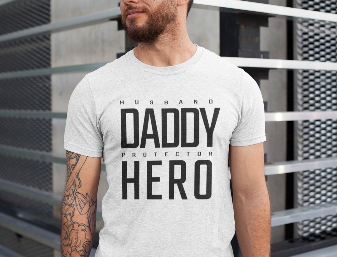 Husband Daddy Protector Hero Svg Dad Svg Father’s Day Svg - Etsy