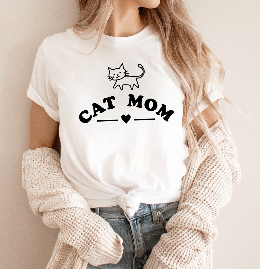 Cat Mom Svg Fur Mama Svg Cat Lover Shirt Gift for Cat Owner - Etsy