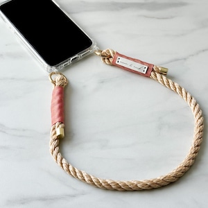 Chaîne de téléphone portable courte avec ferrures dorées, couleurs sélectionnables avec étui de téléphone portable iPhone, Samsung, Huawei, Xiaomi, Google