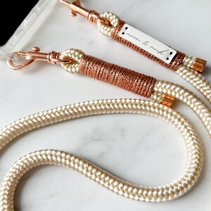 Bracelet interchangeable en chaîne pour téléphone portable avec mousqueton en or rose et paillettes bronze