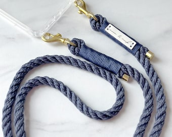 Handykette Blau mit gold Karabiner und Suction Cup Handyhülle, Wechselband