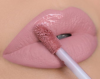 Light Pink "Powder" Lipstick | Liquid Matte | Vegan & Cruelty-Free | Waterproof | Longwear Makeup | Kitten Cosmetics