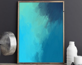 Abstract Painting, Abstract Print, Abstract Art, Abstract Artwork, Modern Art, Modern Print, Modern Art Print, Modern Wall Art, Turquoise