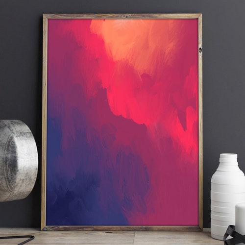 Abstract Art Art Print Colourful Prints Abstract Painting Etsy UK