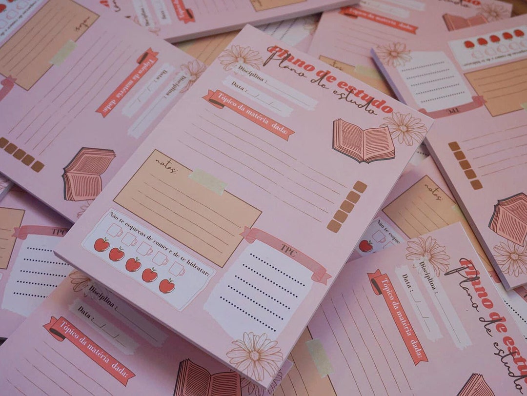 Notepad Studies Etsy Canada