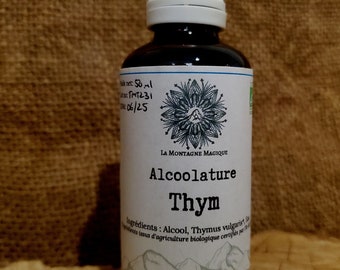 Thyme in flower (organic) mother tincture