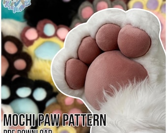 Fursuit Mochi Paw Pattern - Digital Download ONLY