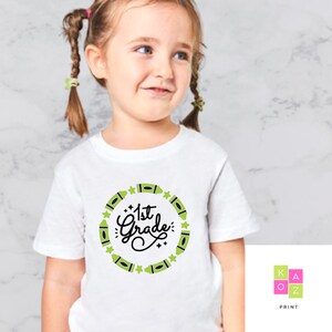 First Grade Shirt, First day of school boy/girl-Back to School Shirt, Custom First Grade Shirt- kindergarten shirt -hello pre-k shirt