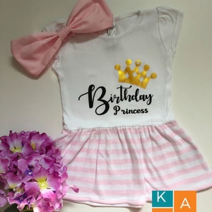 Birthday Princess Dress,Birthday Princess outfit, first Birthday Princess dress, Baby girl princess dress