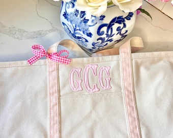 Monogrammed Large Tote Bag, Personalized Canvas Boat Tote Bag, Custom Beach Bag, Personalized Diaper Bag, Pet Bag, Monogram Beach Bag