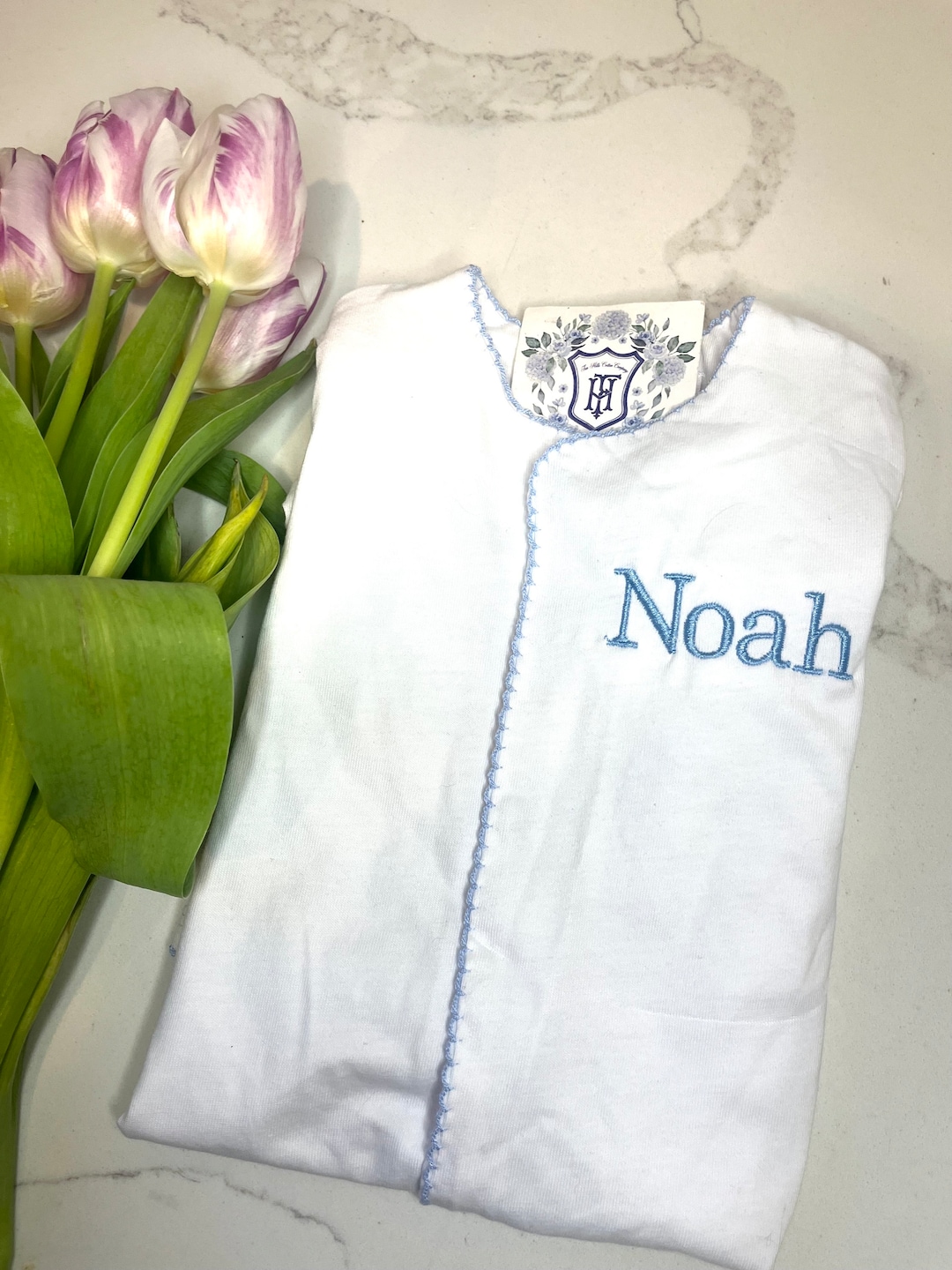 Monogrammed Baby Outfit, Personalized Coming Home Outfit, Personalized ...