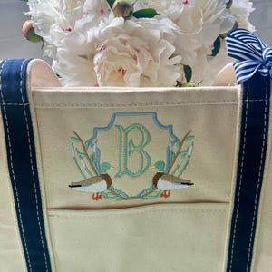 Monogrammed Large Tote Bag, Personalized Canvas Boat Tote Bag, Custom Beach Bag, Personalized Diaper Bag, Pet Bag, Monogram Beach Bag