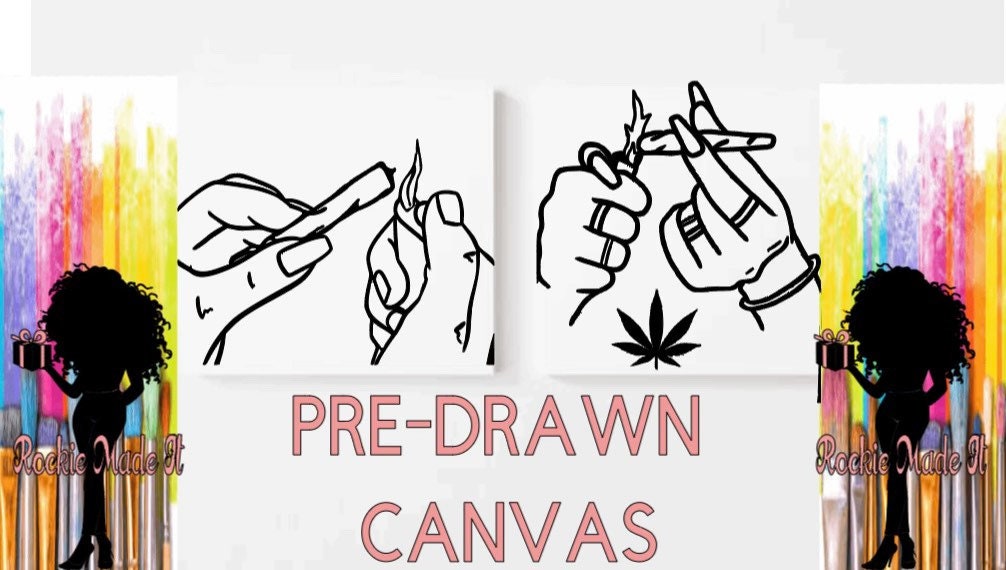 Pre Drawn Canvas -  Canada