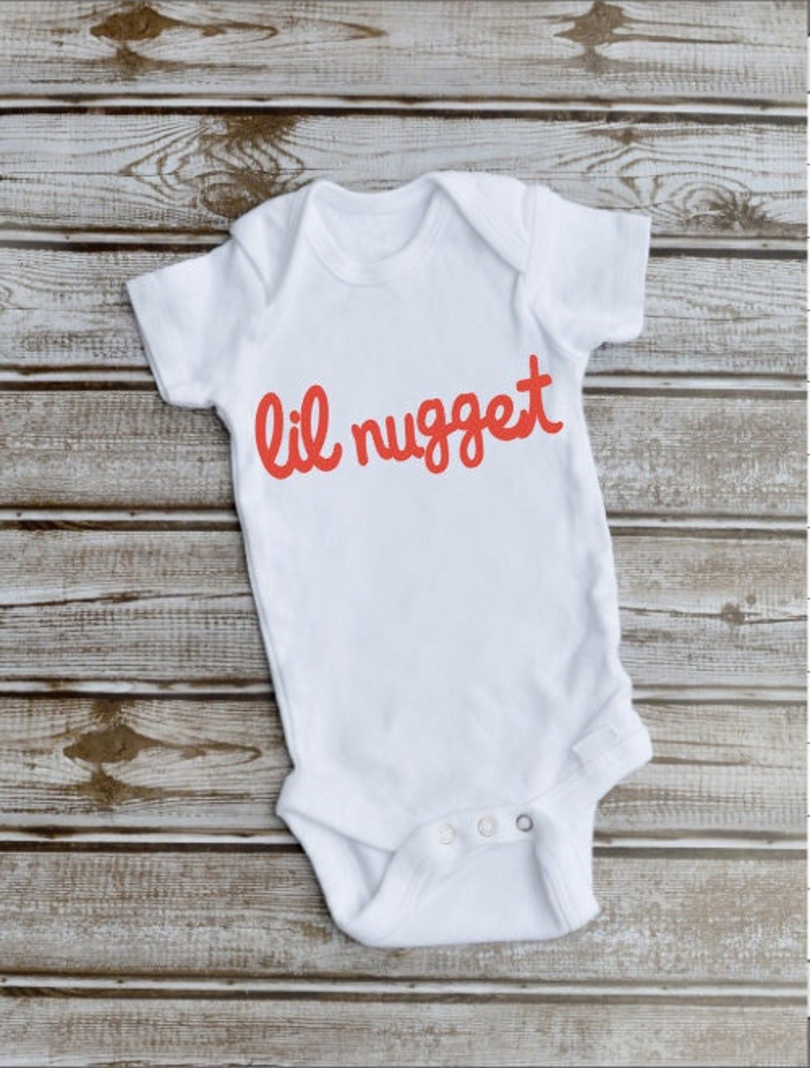 Chick Fil a Inspired lil Nugget Baby Onesie Etsy