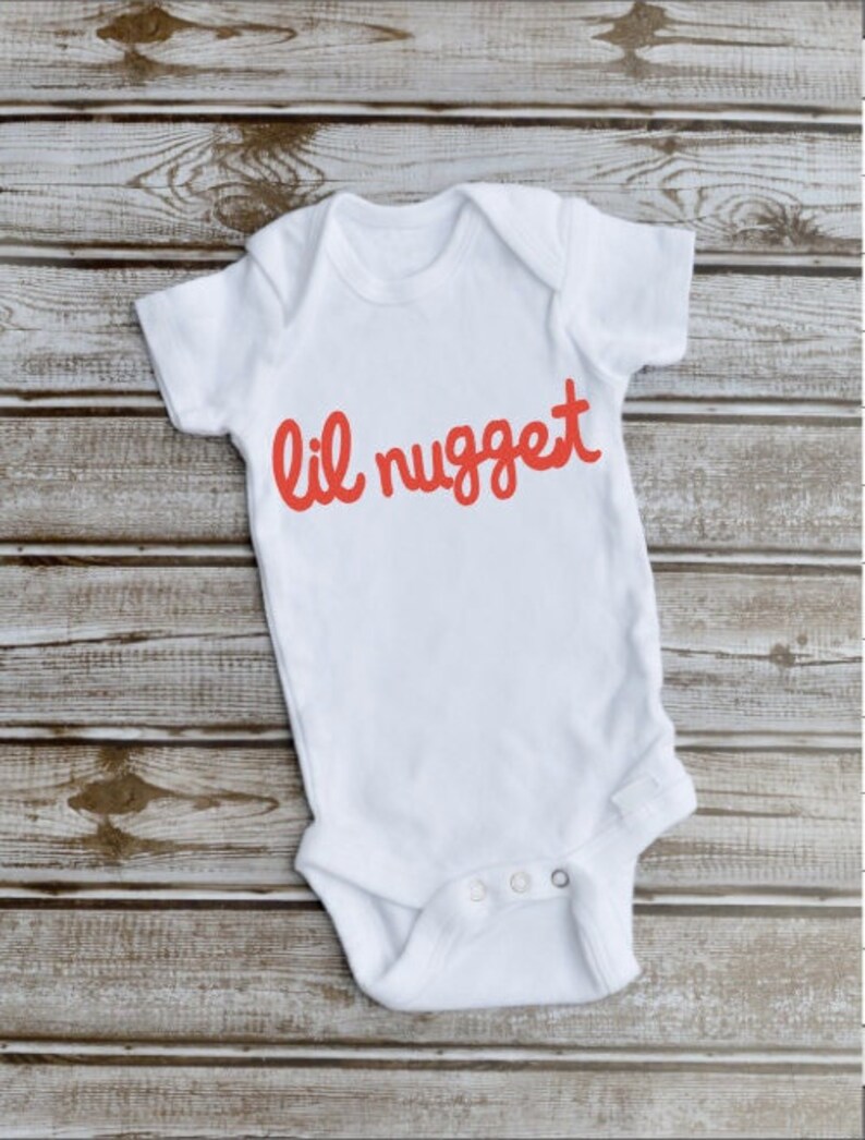 Chick Fil a Inspired lil Nugget Baby Onesie Etsy