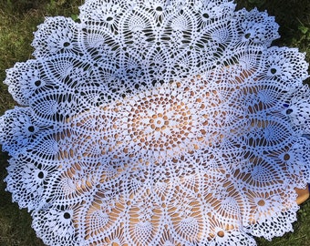 White Lily Doily, White Doily, White Doilies, Doily, Doilies, Cottagecore Doily, Cottagecore, Cottagecore Aesthetic, Table Decor, Floral