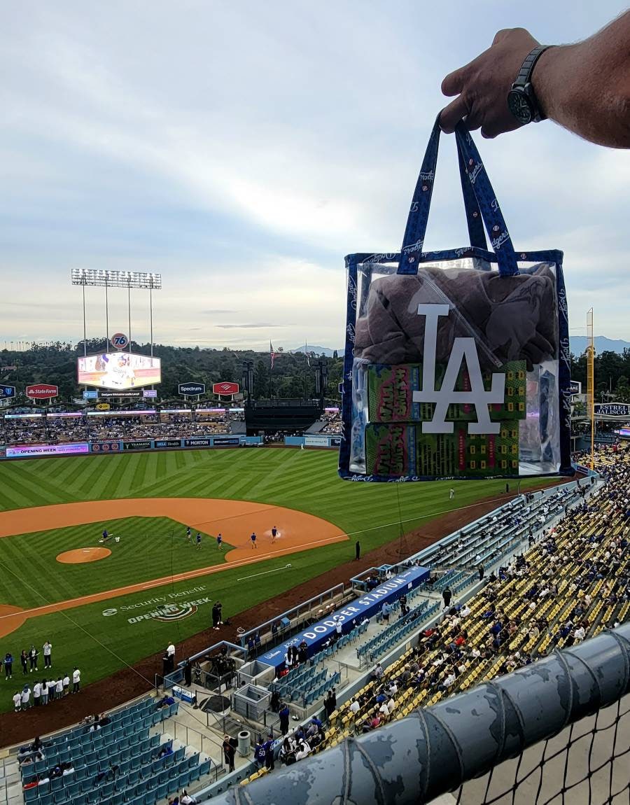 Dodger stadium Clear tote Bag / dodgers / Customize to any team or player.