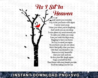 Cardinal Heaven Svg Etsy