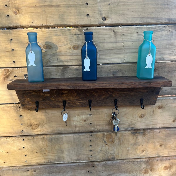 Shelf with hooks