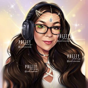 Custom Vtuber Avatar Design, Vtuber Twitch Avatar Creator, Custom Gamer Avatar Digital Download, Gamer Cartoon Portrait Logo Design