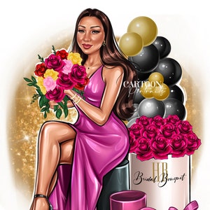 Diseño de logotipo de empresa de belleza personalizado, maquillador, peluquería, técnico de uñas o pestañas, logotipo personalizado, avatar de retrato a partir de foto, logotipo de dibujos animados