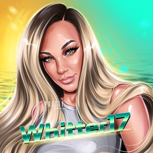 Diseño de logotipo de empresa de belleza personalizado, maquillador, peluquería, técnico de uñas o pestañas, logotipo personalizado, avatar de retrato a partir de foto, logotipo de dibujos animados